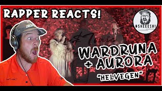 Wardruna and Aurora  Helvegen Live  AMERICAN RAPPERS REACTION  WOW [upl. by Selie]