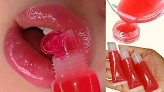 HOW TO MAKE LIP GLOSS at home in easy way  HOMEMADE LIP GLOSS  By Natural Beauty Tips [upl. by Esli857]