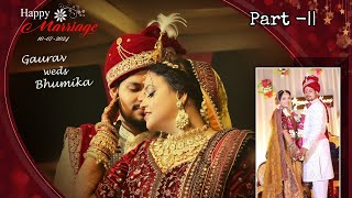 Happy Marriage 10072024 Gaurav weds Bhumika Part2 Photo by Daga cinematic Agra mo9897294501 [upl. by Enieledam490]