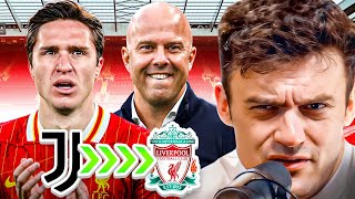 CHIESA TO LIVERPOOL TRANSFER REACTION [upl. by Dronel639]