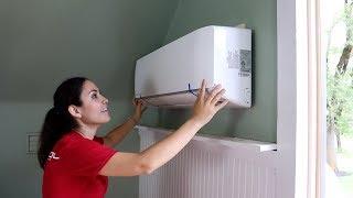 Como instalar una unidad MRCOOL DIY Ductless Mini Split  En Español [upl. by Ploss237]