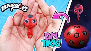 🐞 DIY Miraculous Ladybug TIKKI KWAMI How to make Tikki Ladybug Kwami Isas World Miraculous Crafts [upl. by Acirema]