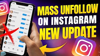 How To Mass Unfollow On Instagram 2024 After New Update [upl. by Arlo711]