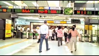 《乗り換え》武蔵小杉駅、JR横須賀線、南武線から東急東横線へ。 Musashikosugi [upl. by Wiltshire]