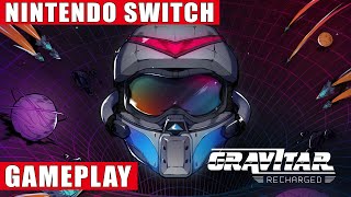 Gravitar Recharged Nintendo Switch Gameplay [upl. by Nerte]