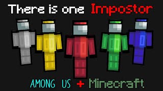 AMONG US portrayed in MINECRAFT as the Impostor [upl. by Kreiner]