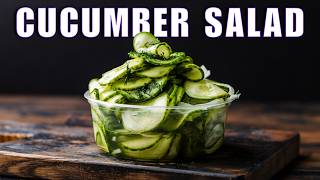 How To Make New York Deli Cucumber Salad [upl. by Mcripley597]