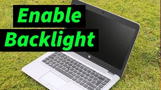 How to TURN on Keyboard Light on Hp elitebook 840 G3 [upl. by Ronoc645]