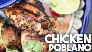 Grilled Chicken Poblano  BBQ  Kravings [upl. by Durrace58]