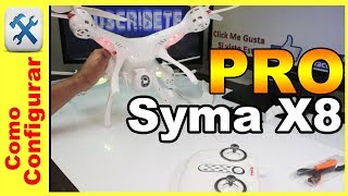 Syma X8 Pro con GPS Unboxing en Español  Comoconfigurar [upl. by Lynd]