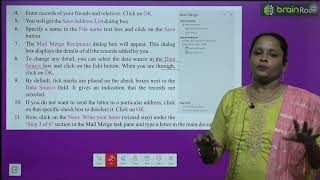 BRAIN ROOT COMPUTER CLASS 6 CHAPTER 2 MAIL MERGE IN MS WORD 2021 [upl. by Cook602]