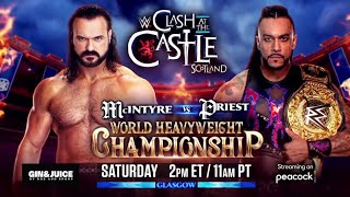 WWE Clash At The Castle 2024 Official and Full Match Card HD [upl. by Azilem223]