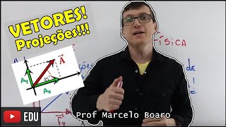 SOMA de VETORES MÉTODO DAS PROJEÇÕES EXERCÍCIOS RESOLVIDOS VETORES AULA 4 [upl. by Ahselaf]