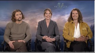 “Vikings Valhalla” Season Two Interview with Sam Corlett Frida Gustavsson Leo Suter [upl. by Ainola]