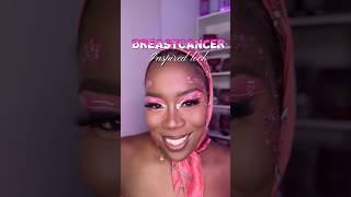 It’s giving Vogue 🩷🎗️ makeup makeuptutorial quickandeasymakeuplook [upl. by Lubow628]