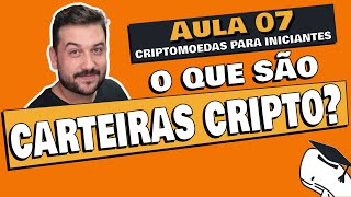 CURSO CRIPTOMOEDAS PARA INICIANTES  O QUE SÃO CARTEIRAS CRIPTO  AULA 7 [upl. by Kane]