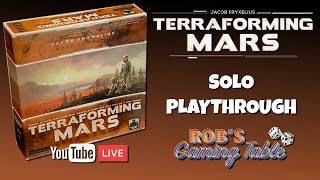 Terraforming Mars Solo Playthrough [upl. by Kimberli743]