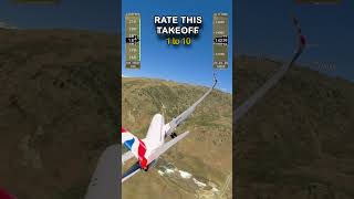 Pilot Attempts Dangerous Low Approach into Daocheng AirPort in 737  Flight Simulator shorts [upl. by Cosmo345]