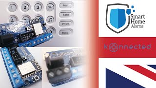 Konnected v2 Installation  making a conventional alarm into a smart alarm [upl. by Rolfe421]