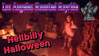 Hellbilly Halloween  Full Walkthrough  Los Angeles Haunted Hayride 2024 [upl. by Maryjo]