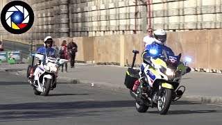 Motards Police Paris en Urgence  Police Motorcycles responding in Paris [upl. by Unni]