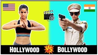 BOLLYWOOD vs HOLLYWOOD 😂  Anisha Dixit  Rickshawali [upl. by Ram732]