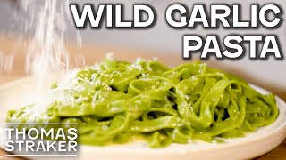 Wild Garlic Pasta  Tasty Business [upl. by Cain135]