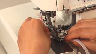 JUKI®Serger MOElasticator Presser Foot [upl. by Hendren]