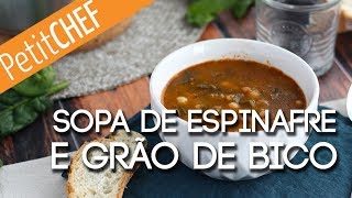 Sopa de Grão de Bico e Espinafre [upl. by Nowell]