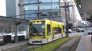 鹿児島市電鹿児島中央駅前 Tram in KagoshimaJapan [upl. by Yasdnil]