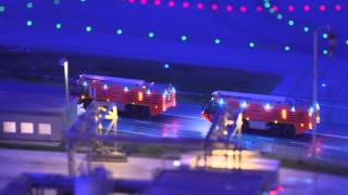 Airplane on fire  training operation Miniatur Wunderland Fire Fighters Part 4 [upl. by Benildis]