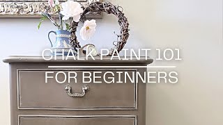 Chalk Paint 101 for Beginners [upl. by Malloch]