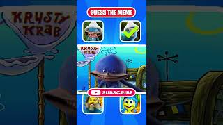 Guess Meme Song Famous Meme Sing Smurf Cat  Spongebob Theme meme memesong shorts [upl. by Eeruhs36]