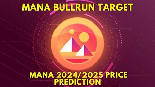 MANA Price Prediction for the Bull Market in 20242025 [upl. by Bum]