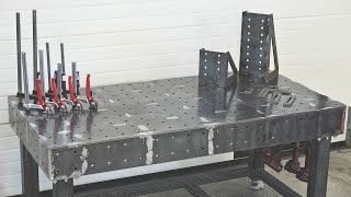 Homemade ULTIMATE Welding TABLE and Tools [upl. by Nauqel]