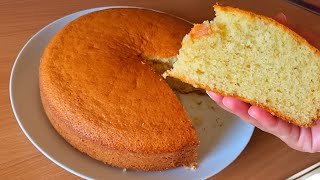 Gâteau au yaourt en 1 minute  Bon et moelleux Recette facile et rapide [upl. by Aciret]