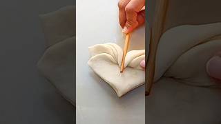 🥰Satisfying ampCreative Dough Pastry RecipeBread RollsBun Shapespie pastriesshorts [upl. by Adnahsal]