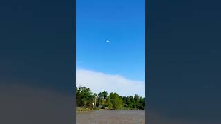 Plane Flying Over Dolese Youth Park  Oklahoma [upl. by Oibirot]