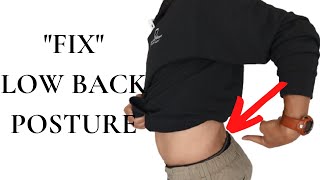 quotFIXquot Anterior Pelvic Tilt SIMPLE MOVEMENT RETRAINING [upl. by Acinyt428]