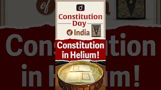 Constitution in Helium  Drishti IAS English  ConstitutionofIndia  Shorts  DrishtiIASEnglish [upl. by Allsun480]