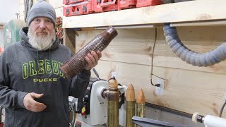 WOODTURNING ECOFriendly Heavy Artillery [upl. by Eatnahs345]