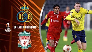 Union SaintGilloise vs Liverpool Extended Highlights  UEL Group Stage MD 6  CBS Sports Golazo [upl. by Jarlath551]