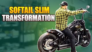 Harley Davidson Softail Slim transformation [upl. by Deerc]