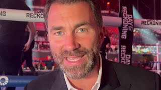 Eddie Hearn REACTS to Deontay Wilder UPSET LOSS to Parker amp Anthony Joshua KNOCKING OUT Wallin [upl. by Knute]