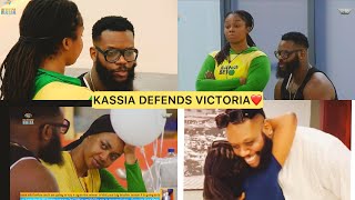 OZEE WARN ONYEKA amp SET BOUNDARIES💔 KASSIA DEFEND VICTORIA❤️BBNAIJA NO LOOSE GUARD BBNAIJA 2024 [upl. by Oidiple744]