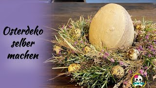 DIY  Osterkranz  Osterdeko selber machen [upl. by Gulgee]