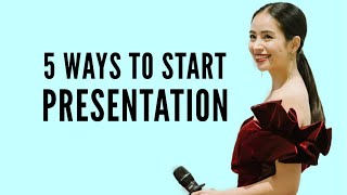 5 วิธีพูดเปิดพรีเซนต์แบบสวยๆ  5 foolproof ways to start presentation  Chatsshare [upl. by Cochran]