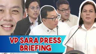 Live VP Sara Duterte Press Conference  November 15 2024 [upl. by Nwahsel]