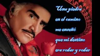 Vicente fernandez Sigo siendo el rey con ♫Letra ♫♪Musica Mexicana [upl. by Htezzil]