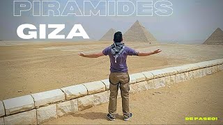 PIRAMIDES DE GIZA tour por las pirámides y LA ESFINGE con paseo en CAMELLO  en EGIPTO De Paseo [upl. by Gretal]